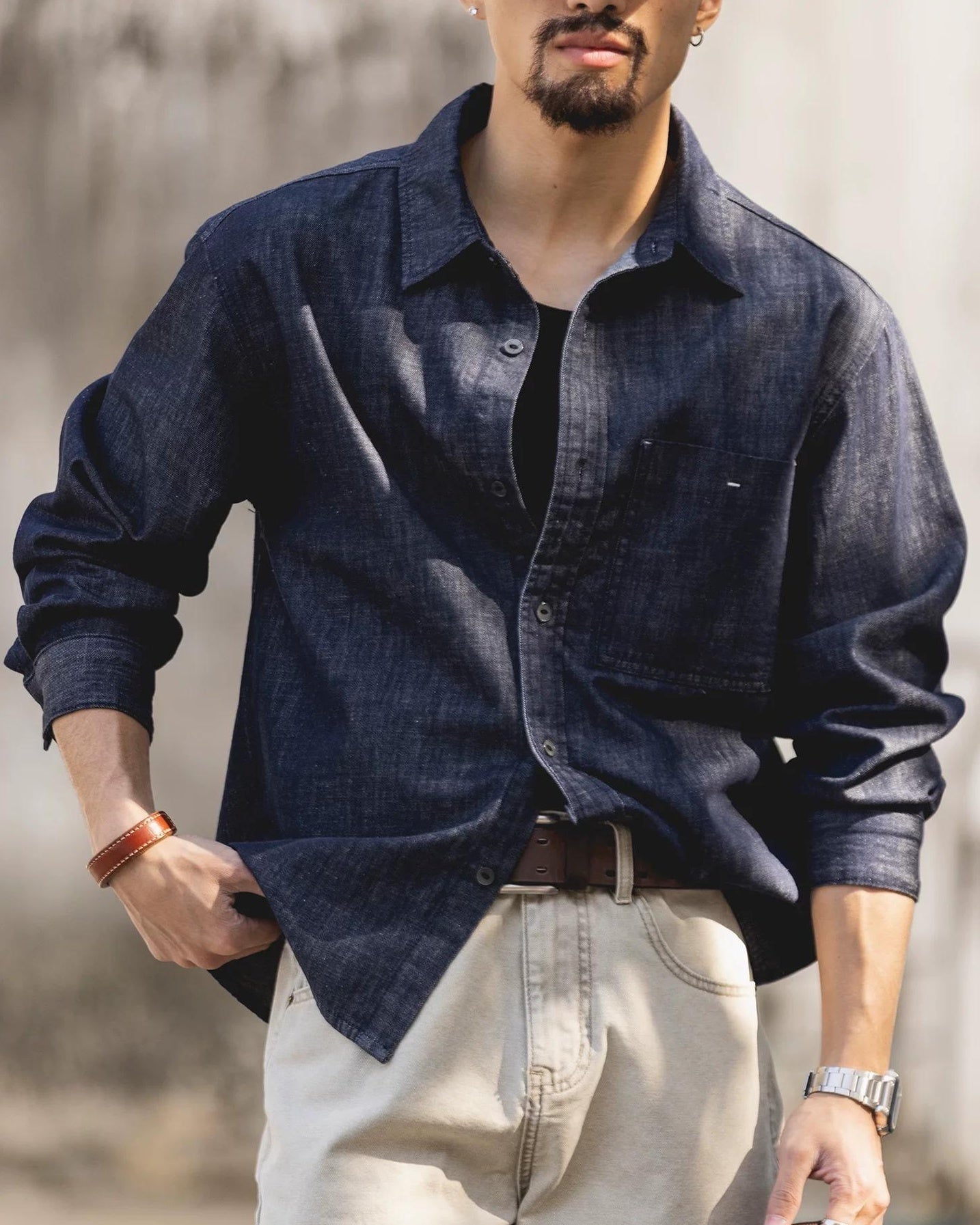 フローレンス レギュラーカラーワークシャツ 2522