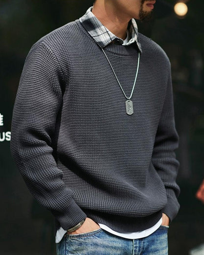 ナンタケット ドッキングシャツワッフルニット 2304