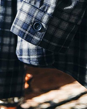 グースクリーク バイアスポケットチェックワークシャツ 2427