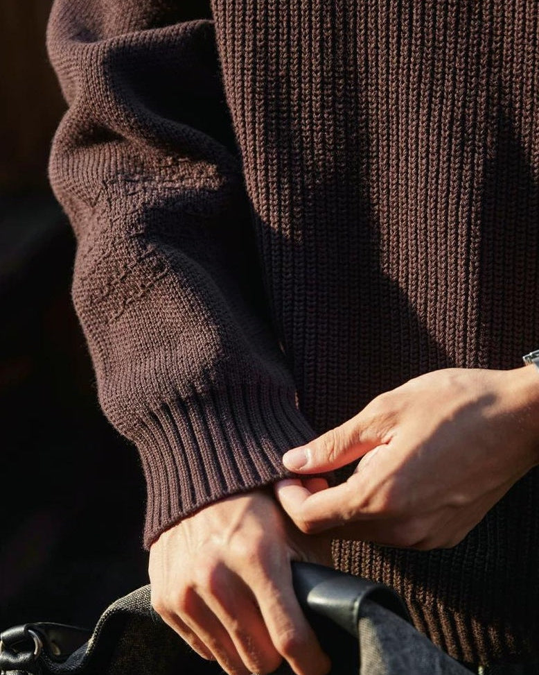 リフエ 切替デザインニットプルオーバー 2378