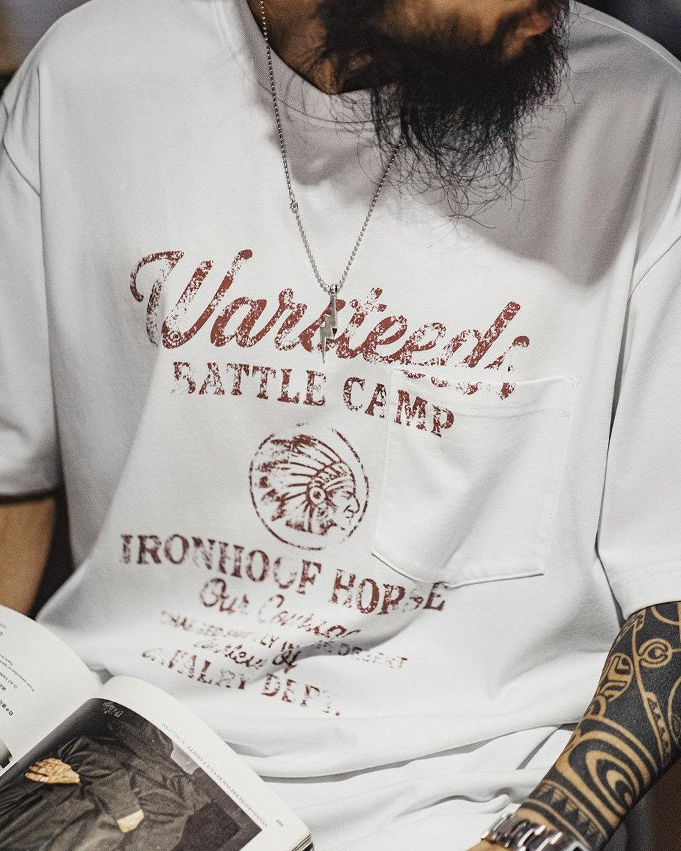 ラドロー レトロプリントポケットTシャツ 2697