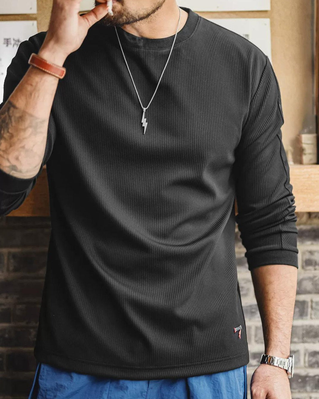 テュペロ リブクルーネックプルオーバー 2462