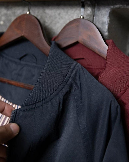 ハノーバー リブカラーラグランワークブルゾン 2487