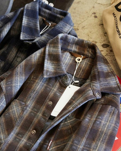 レブンワース  フランネルチェックシャツジャケット 2319