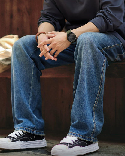 グロスター ルーズストレートデニムパンツ 2306