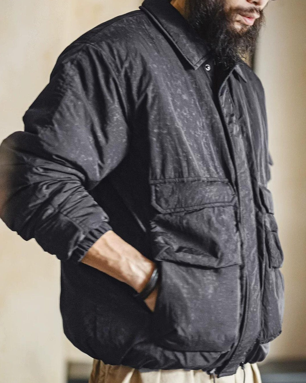 トレントン テクスチャ―ドパデッドジャケット 2367