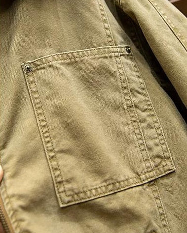 クロービス ボアカラーミリタリーブルゾンジャケット 2381