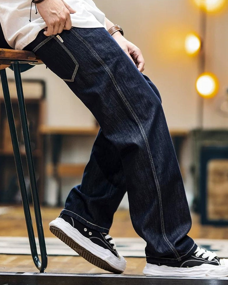 ニューポートニューズ トリプルステッチワイドジーンズ 2430