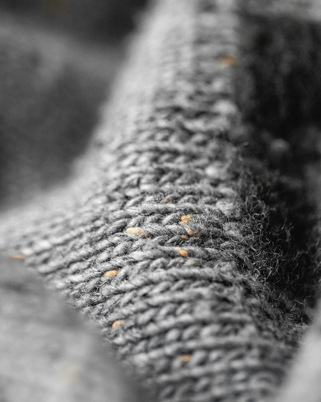 クリアウォーター ネップヤーンロゴセーター 2285