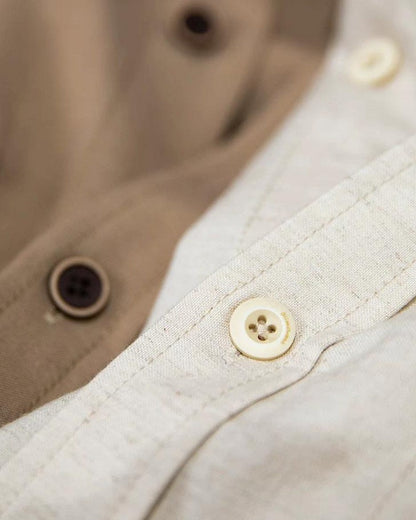 ロックビル スクエアダブルポケットワイドシャツ 2433