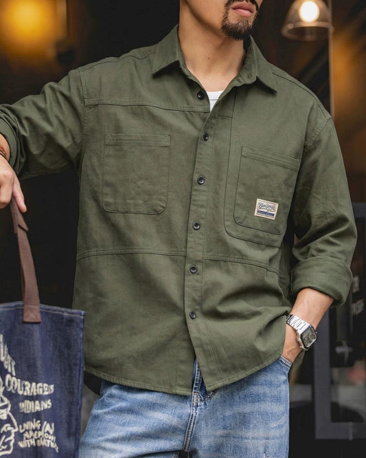 ブラフトン ヴィンテージパッチワークオーバーシャツ 2554