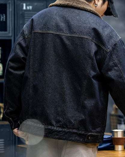 デルレイビーチ ダブルポケット裏ボアデニムジャケット 2357