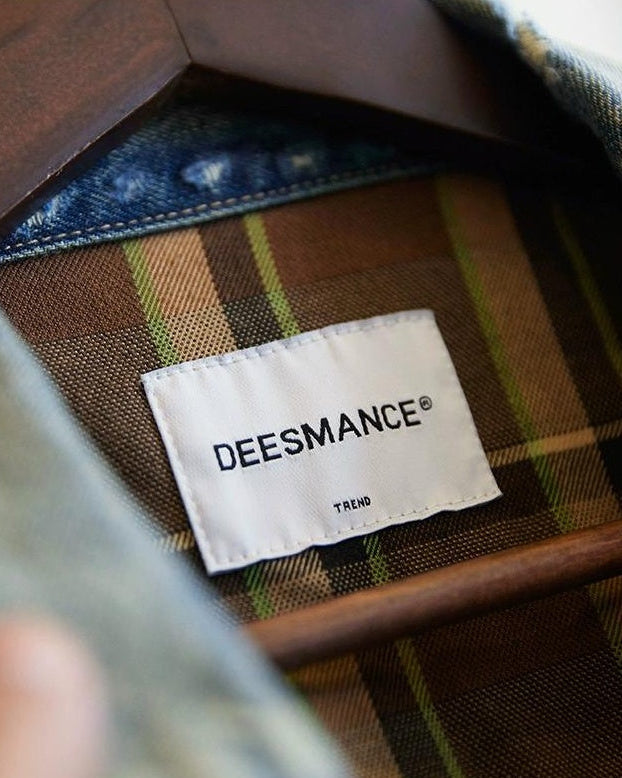 オデッサ ヴィンテージウォッシュ裏チェックデニムジャケット 2327