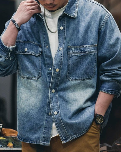 ガズデン ヘビーウォッシュドデニムシャツ 2351