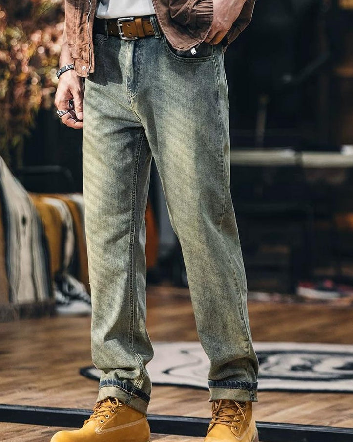 ベセル ヴィンテージエイジングストレートジーンズ 2449