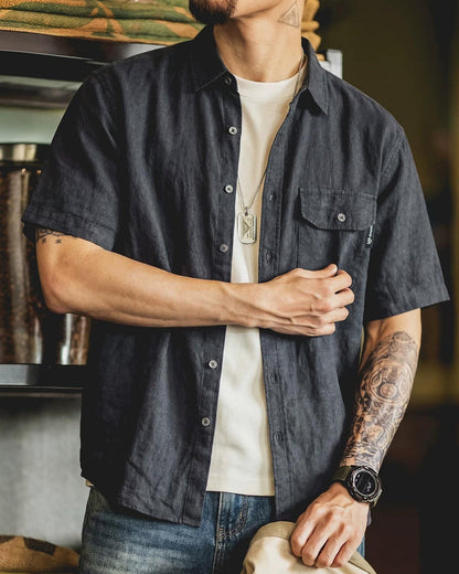 トゥクムカリ フラップポケットショートスリーブシャツ 2593