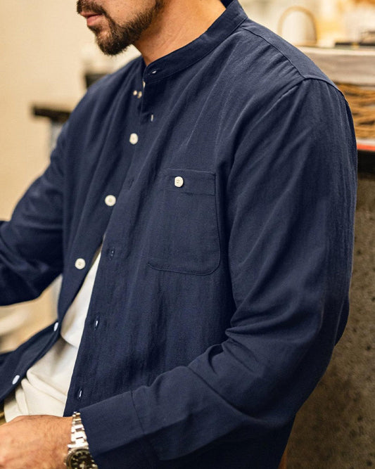 ラグレンジ ヴィンテージバンドカラーユーティリティシャツ 2548