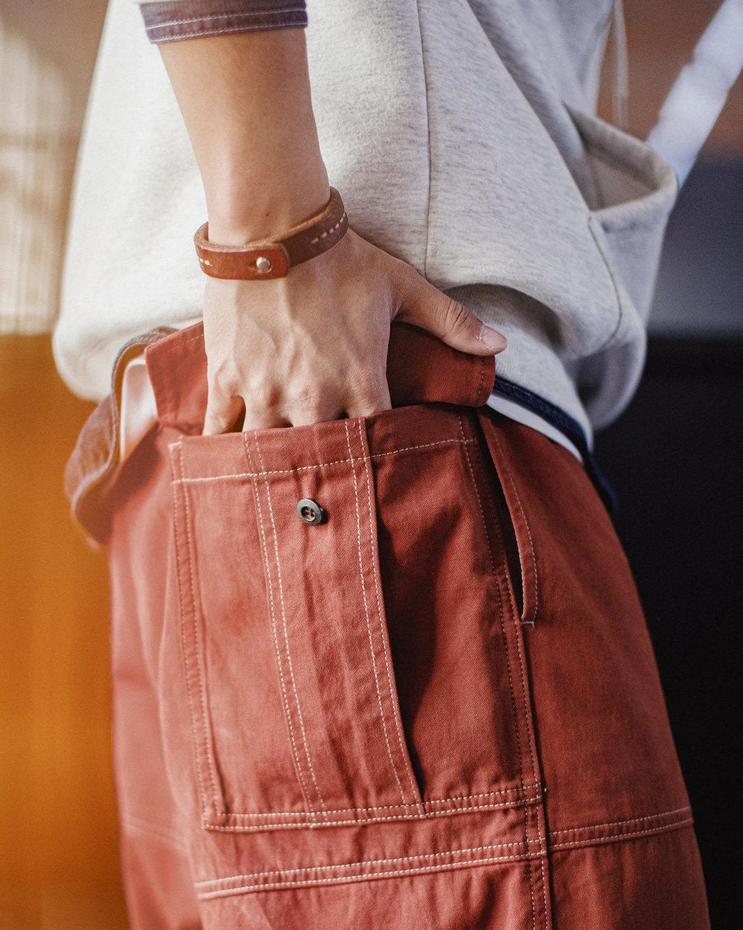 デッドウッド ワイドダブルニーイージーパンツ 2457