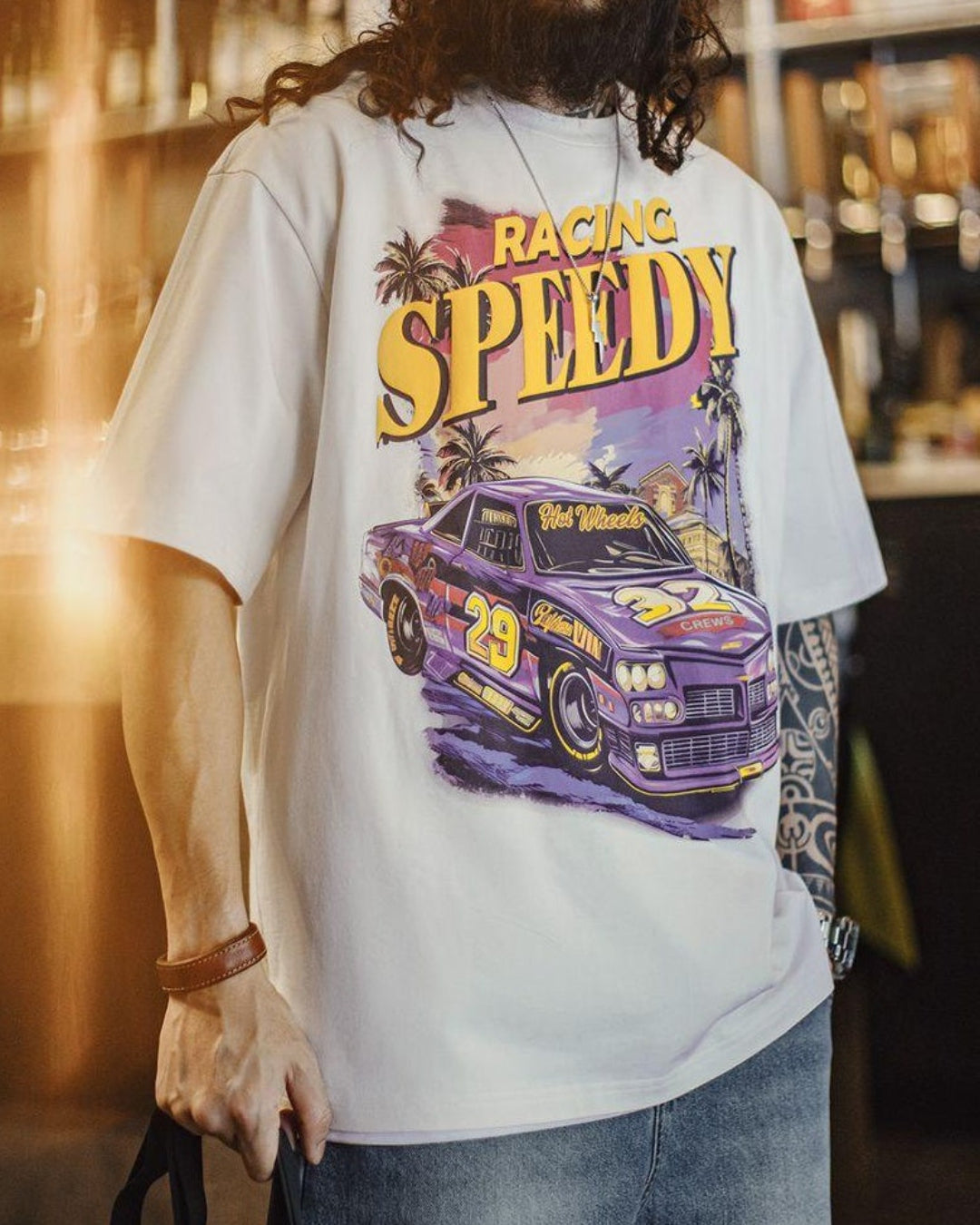 メイシー レーシンググラフィックティーシャツ 2873