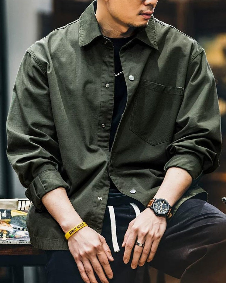 ニューアーク ブロックチェックカジュアルシャツ 2364