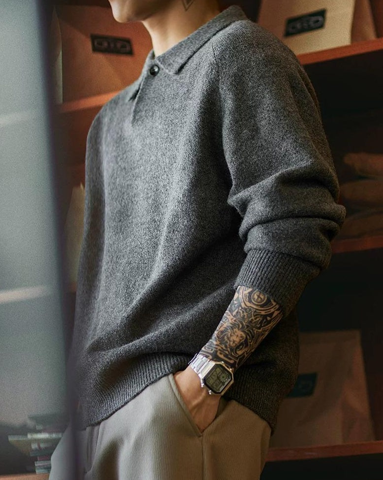 フルーガービル ラグランコンフォートニットポロ 2395