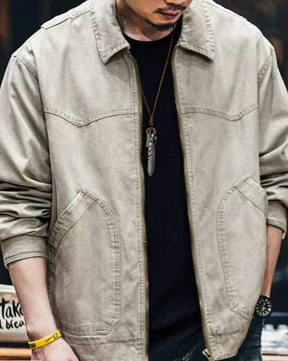 オワトナ ダックキャンバスジップワークジャケット 2408