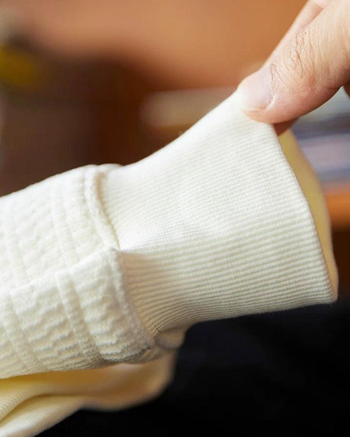 アルバニー テクスチャクルーネックスウェット 2388