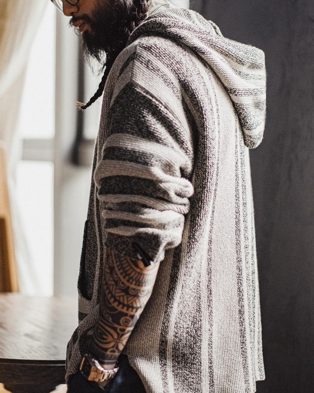 ファリボー メランジニットバハパーカ 2409