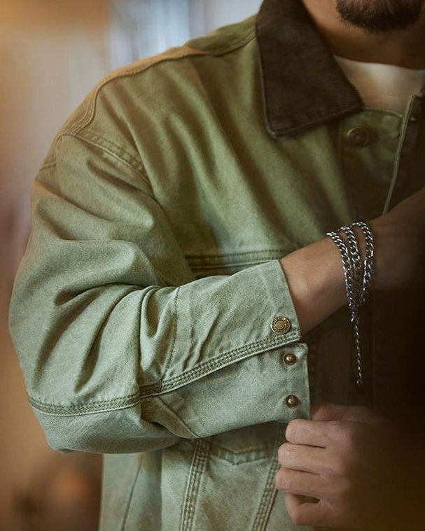 トピーカ コーデュロイ襟トラッカージャケット 2337