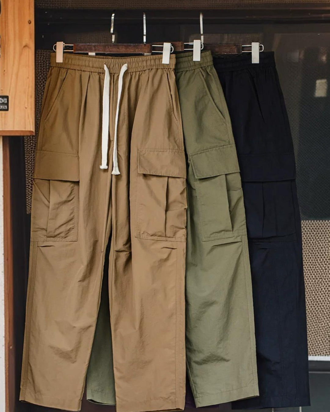 ミドルポート ドローストリングカーゴパンツ 2853