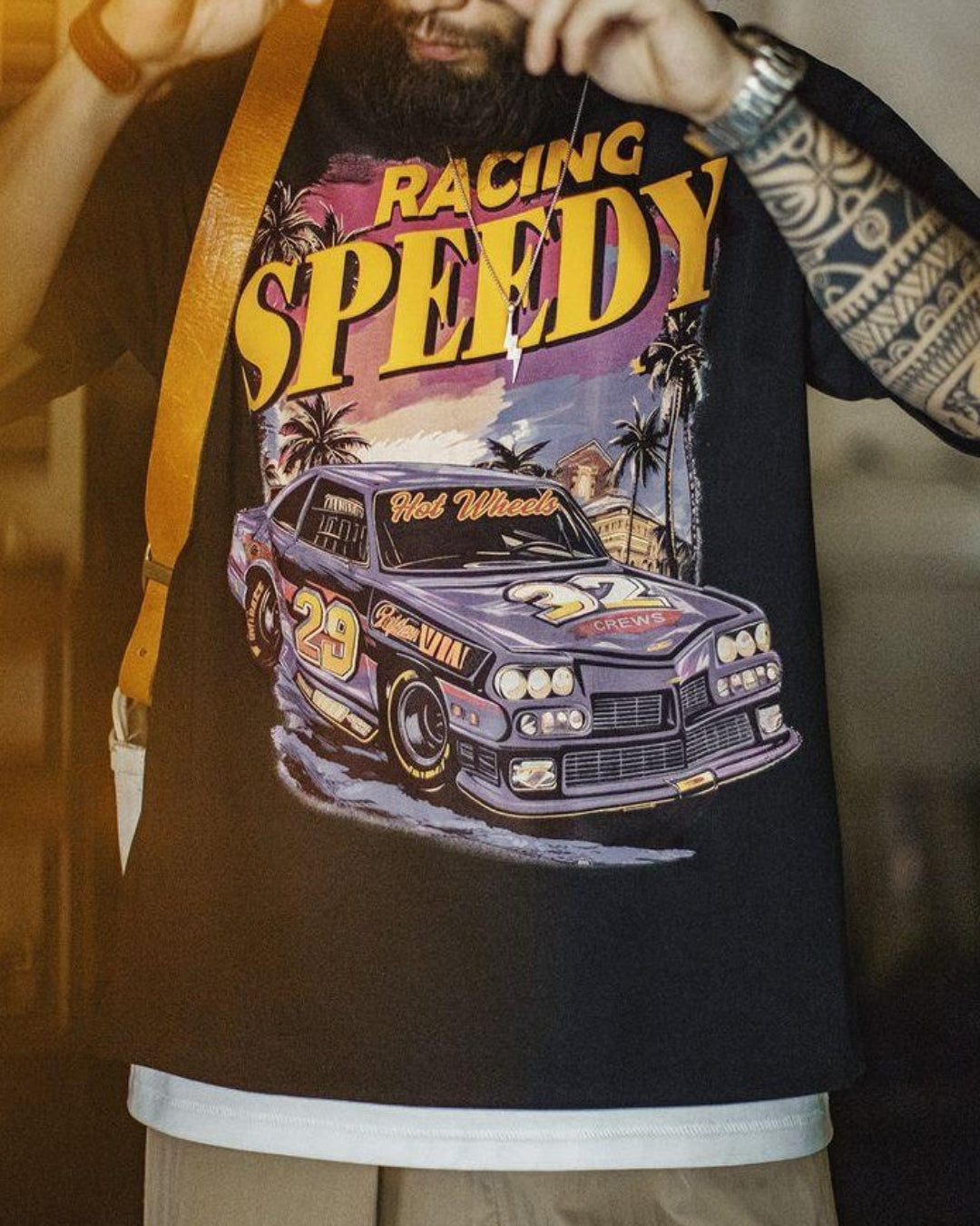 メイシー レーシンググラフィックティーシャツ 2873