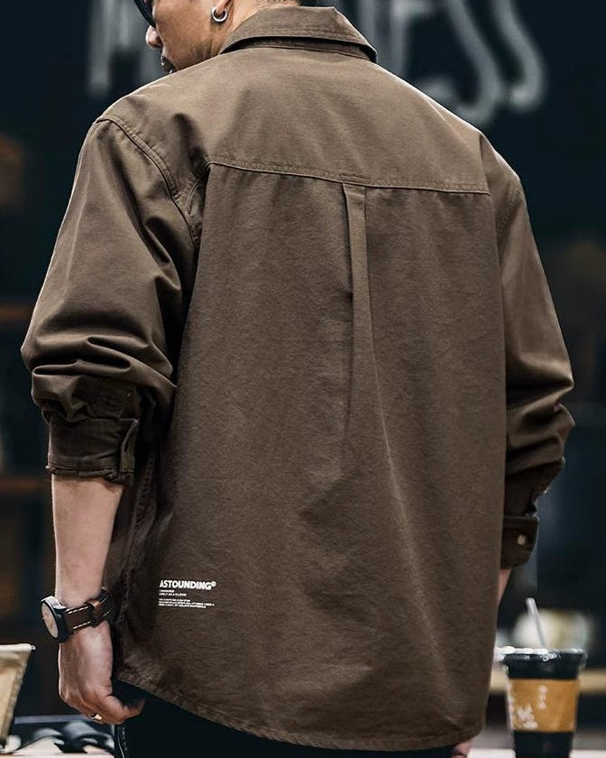 ブーイ スナップフロントワイドワークシャツ 2434