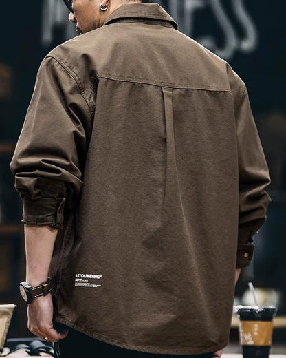 ブーイ スナップフロントワイドワークシャツ 2434