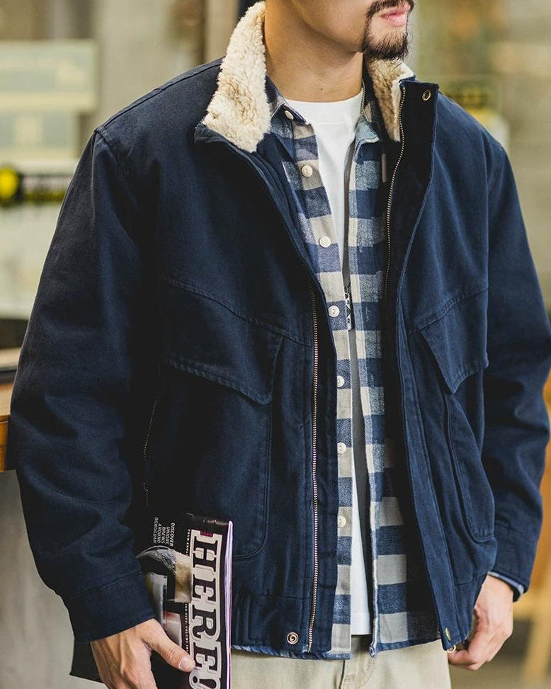 サマービル 裏ボアスタンドカラージャケット 2377