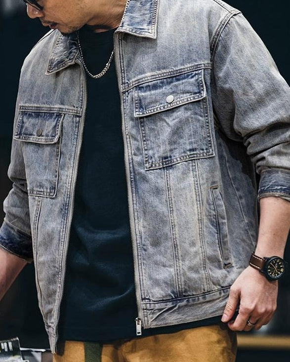 バルドスタ タフネスウォッシュドデニムジャケット 2352