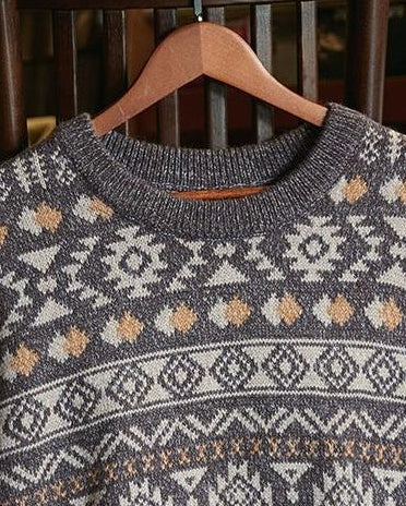 カムデン クルーネックジャカードニットセーター 2295