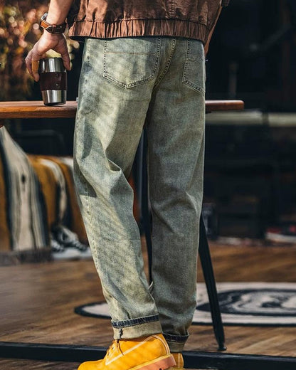 ベセル ヴィンテージエイジングストレートジーンズ 2449