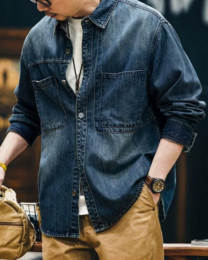 ウィンターヘイブン フロントヨークダブルポケットワークシャツ 2425