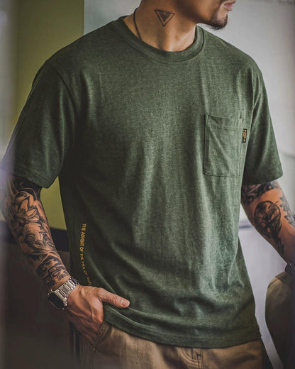 チェムルト シングルポケットクルーネックTシャツ 2743