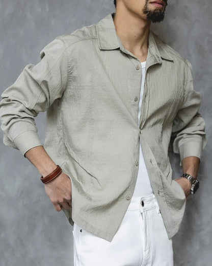 ブレントウッド オーバーシルエットオープンカラーワークシャツ 2470