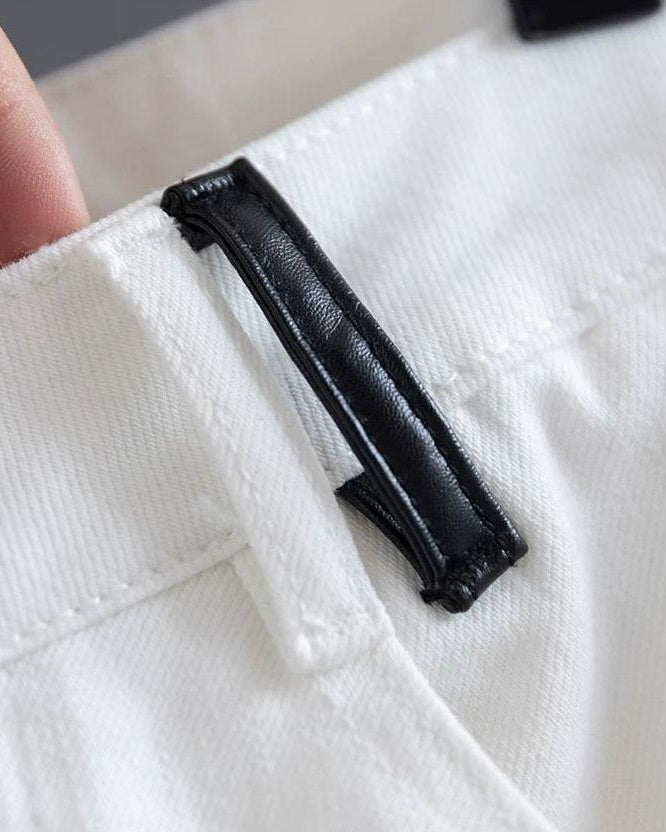 カポレイ ワイドストレートホワイトパンツ 2505