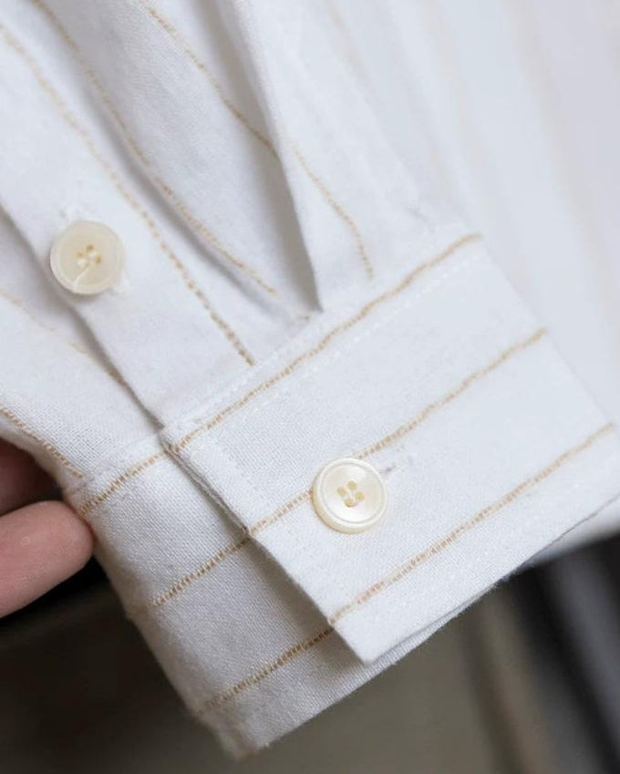 カークスビル ストライプオープンカラーシャツ 2472