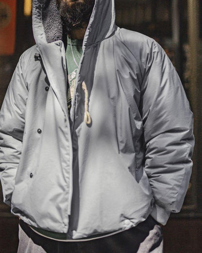 ワトンガ フーデッドスナップフロントブルゾン 2958