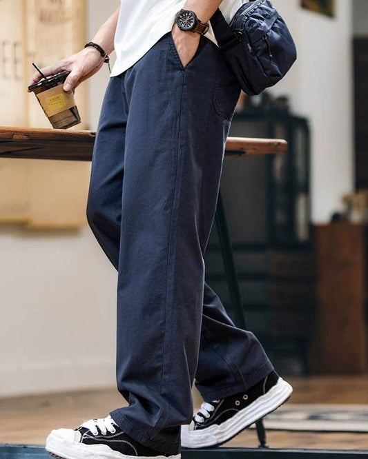 エジソン サイドボタンストレートワークパンツ 2437