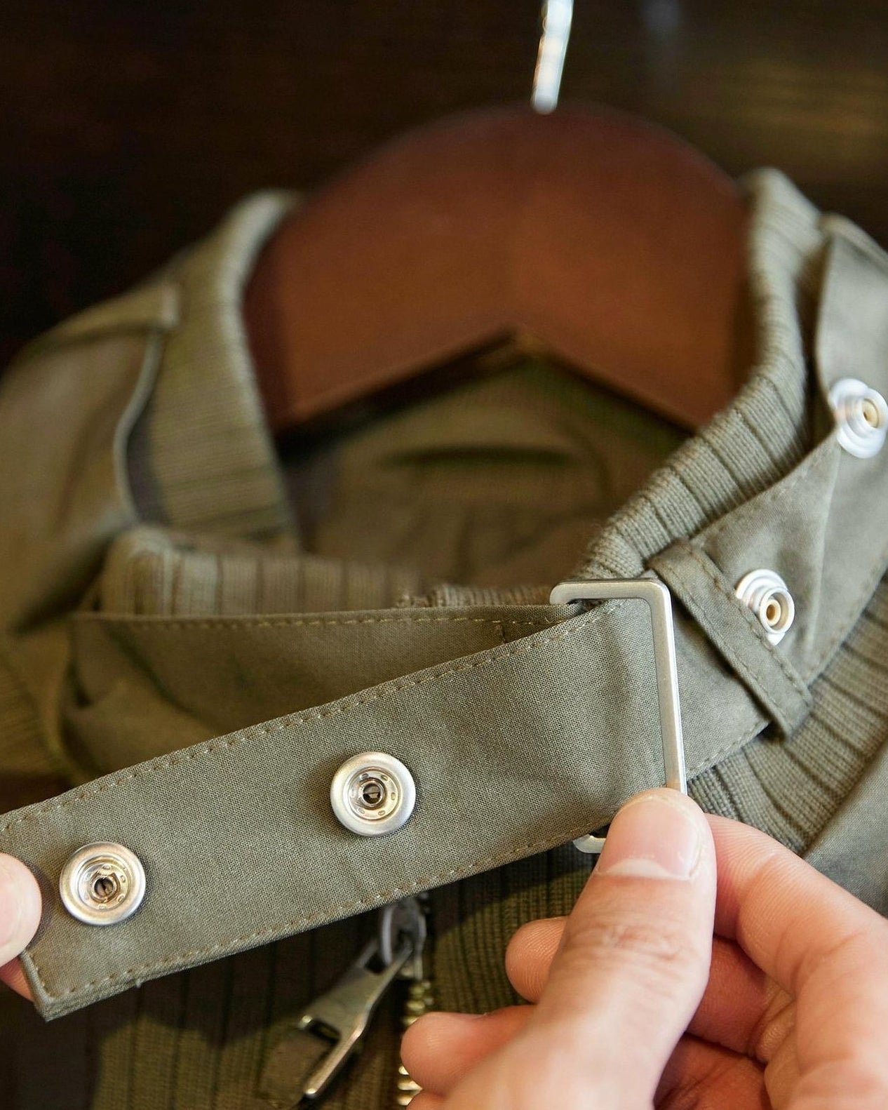 キリーン ミリタリーテイストハリントンジャケット 2329