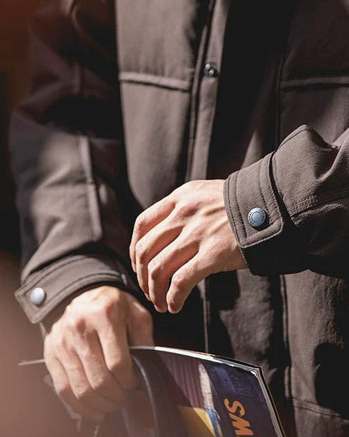 ジョンソンシティ 切替ハイネックワイドブルゾン 2418