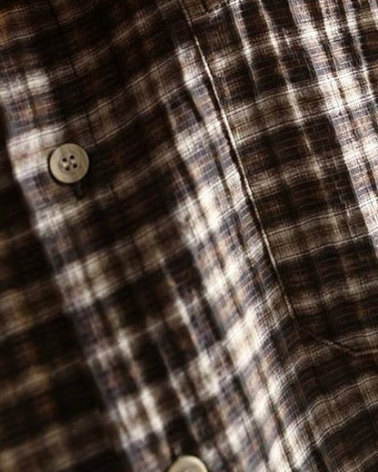 イリリア クラシックチェックハーフスリーブシャツ 2583