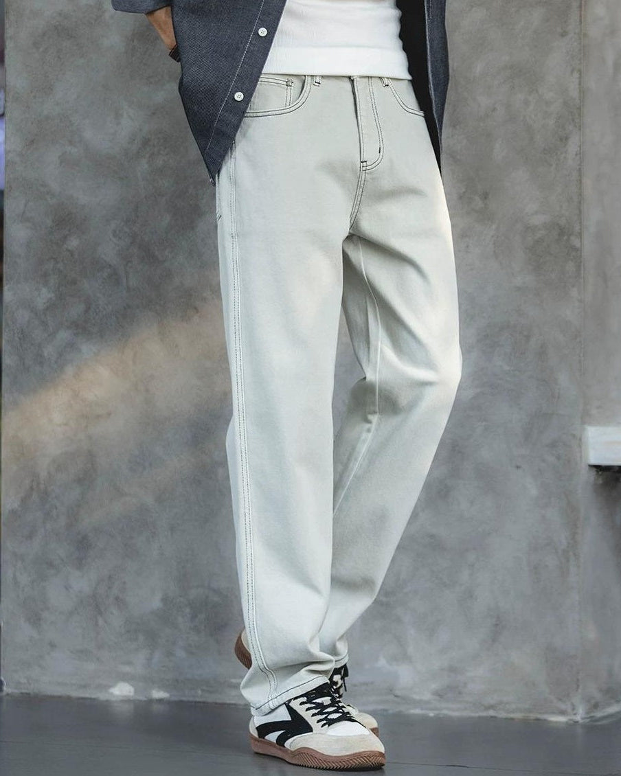 ソルドートナ ルーズストレートステッチワークパンツ 2503