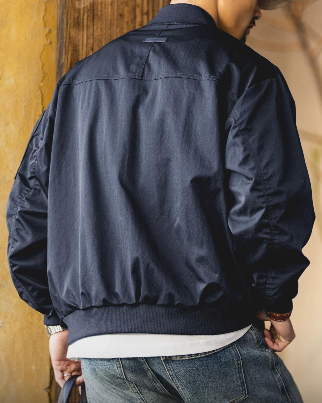 ハノーバー リブカラーラグランワークブルゾン 2487