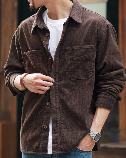 マッカレン コーデュロイダブルポケットレギュラーカラーシャツ 2332